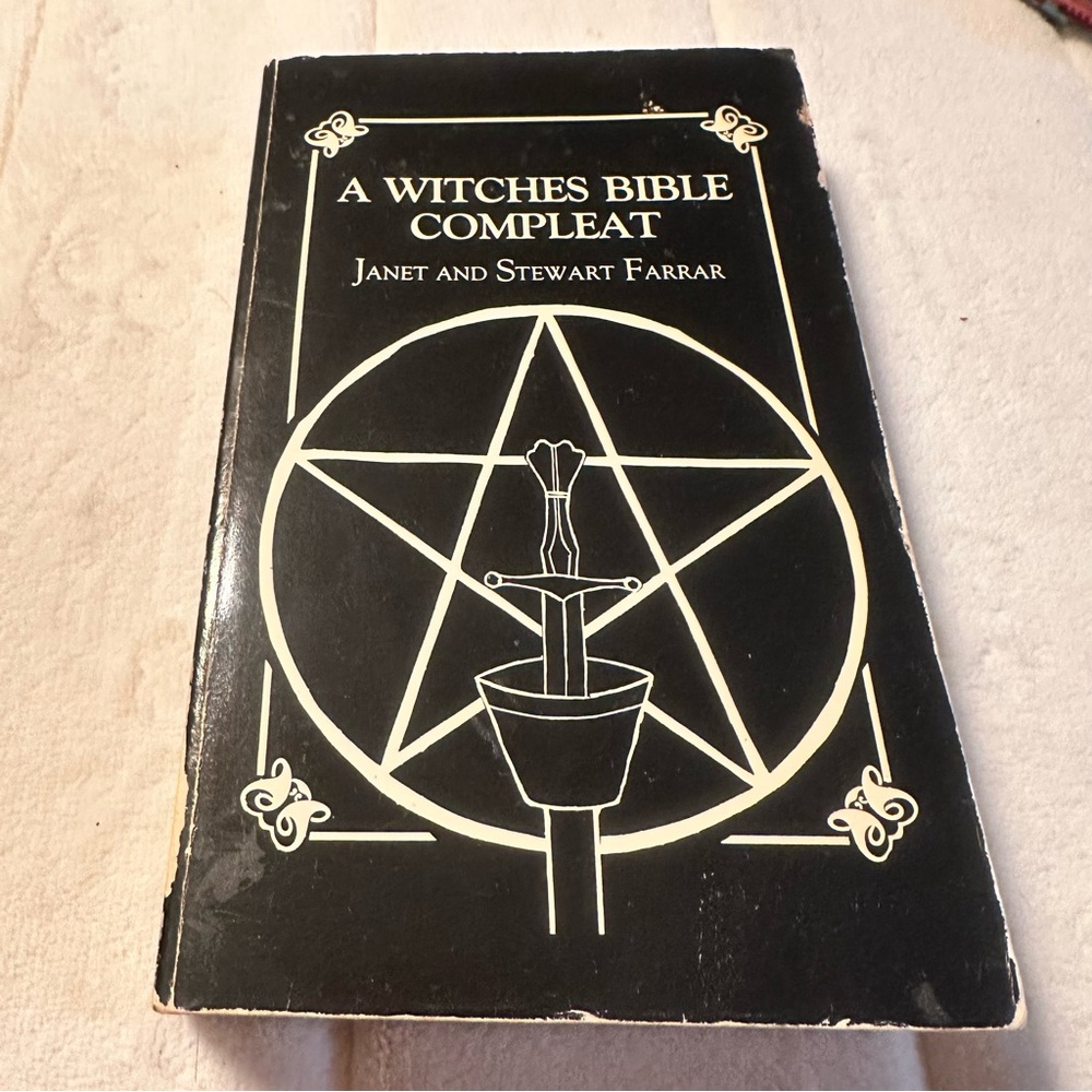 SALE!! A witches Bible Compleat  vol 1 and 2. 1984 wicca vtg
